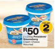 President/ Simonsberg Cream Cheese-2x230g