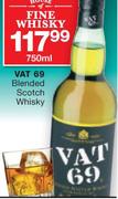 Vat 69 Blended Scotch Whisky-750ml