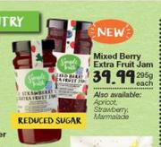 Mixed Berry Extra Fruit Jam-295g Each