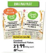 Vegan Crushed Wholewheat Flakes-400g Each