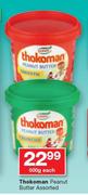 Thokoman Peanut Butter-500g Each