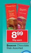 Beacon Chocolate Slab-80g Each