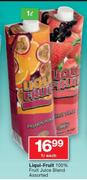 Liqui Fruit 100% Fruit Juice Blend-1Ltr Each