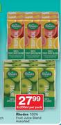 Rhodes 100% Fruit Juice Blend-6x200ml Per Pack