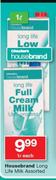 Housebrand Long Life Milk-1Ltr Each