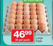 Large Eggs-30 Per Pack