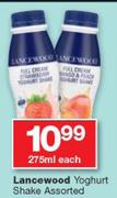 Lancewood Yoghurt Shake Assorted-275ml Each