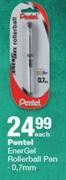 Pental Ener Gel Rollerball Pen 0.7mm-Each