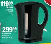 Ottimo 1.7Ltr Cordless Kettle-Each