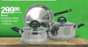 Berry 5 Piece Stainless Steel Cookware Set-Per Set