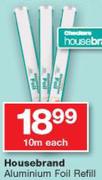 Housebrand Aluminium Foil Refill-10m Each