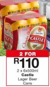 Castle LArger Beer Cans-2x6x500ml