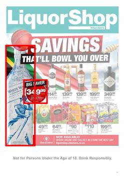 Checkers Eastern Cape : Liquorshop Specials (24 Jun - 07 Jul 2019), page 1