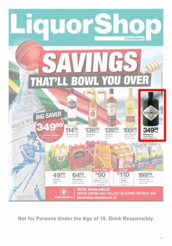 Checkers Eastern Cape : Liquorshop Specials (24 Jun - 07 Jul 2019), page 1