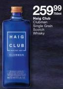 Haig Club Clubman Single Grain Scotch Whisky-750ml