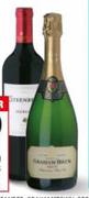 Steenberg Merlot 750ml & Graham Beck Methode Cap Classique Brut 750ml-For Both