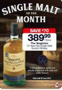 The Singleton 12-Year-Old Single Malt Scotch Whishky-750ml