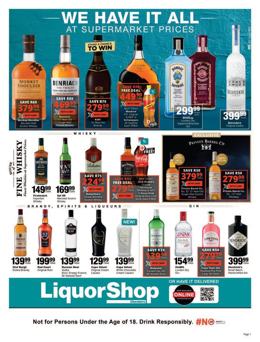 Checkers Liquor Eastern Cape We Have It All 24 May 11 June 2023 M Guzzle Co Za