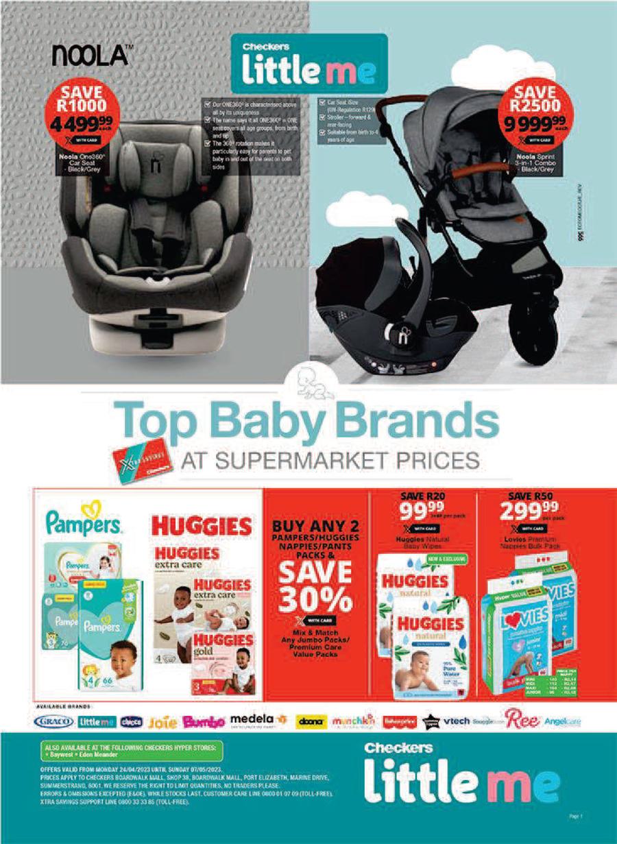 Checkers Boardwalk Mall Little Me (24 April 7 May 2023) — m.guzzle