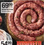 Bushveld Pride Venison Wors-Per Kg