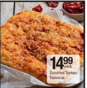 Sundried Tomato Foccacia-Each