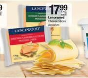 Lancewood Cheese Slices Assorted-175g Each