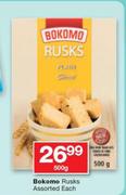 Bokomo Rusks Assorted-500g Each