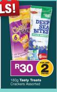 Tasty Treats Crackers Assorted-2 x 180g