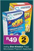 Ster Kinekor Popz Microwave Popcorn Assorted-2 x 3 x 85g