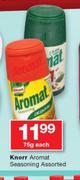 Knorr Aromat Seasoning Assorted-75g Each