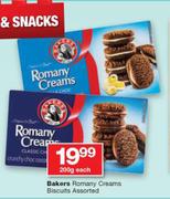 Bakers Romany Creams Biscuit Assorted-200g Each