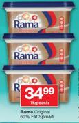 Rama Original 60% Fat Spread-1Kg Each