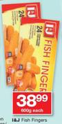 I&J Fish Fingers-600g Each