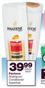 Pantene Shampoo / Conditioner-400ml Each