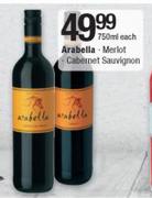 Arabella Merlot Cabernet Sauvignon-750ml Each