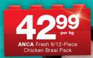 Anca Fresh 6/12-Piece Chicken Braai Pack-Per Kg