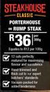 Steakhouse Classic Porterhouse & Rump Steak-Per 300g