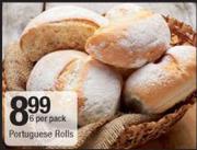 Portuguese Rolls-6 Per Pack
