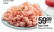 Cape Point Blanched Shrimp-400g