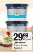 Lancewood Cream Cheese Assorted-230g Each