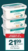 Housebrand Lite37% Fat Spread-1Kg Each
