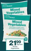 Housebrand Mixed Vegatables-1Kg Each