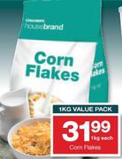 Housebrand Corn Flakes-1Kg Each