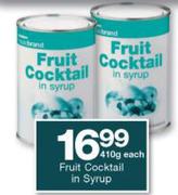Housebrand Fruit Cocktail In Syrup-410g Each