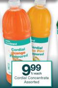 Housebrand Cordial Concentrate Assorted-1L Each