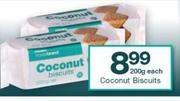 Housebrand Coconut Biscuits-200g Each