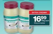 Housebrand Mayonnaise-750g Each
