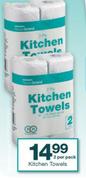 Housebrand Kitchen Towels-2 Per Pack