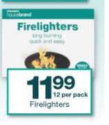 Housebrand Firelighters-12 Per Pack