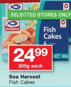 Sea Harvest Fish Cakes-300g Each